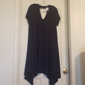 Torrid Navy Cutout Jersey Dress